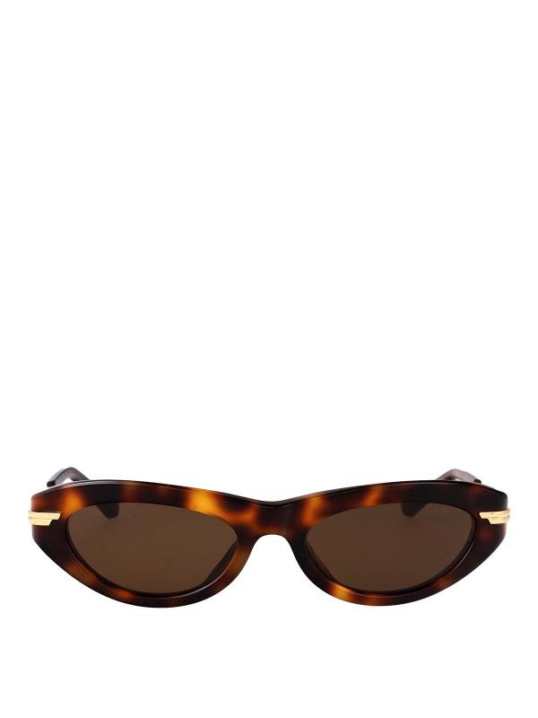 Bottega Veneta Lunettes De Soleil - Marron