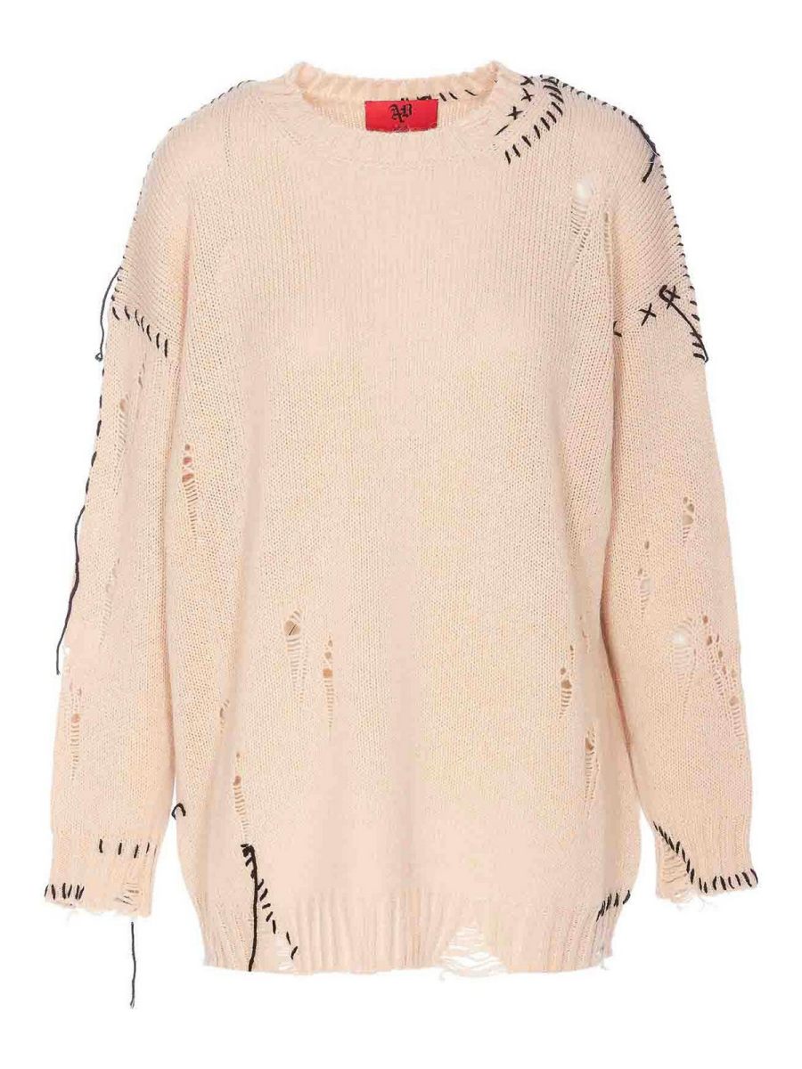 Aniye By Pull Col Rond - Beige