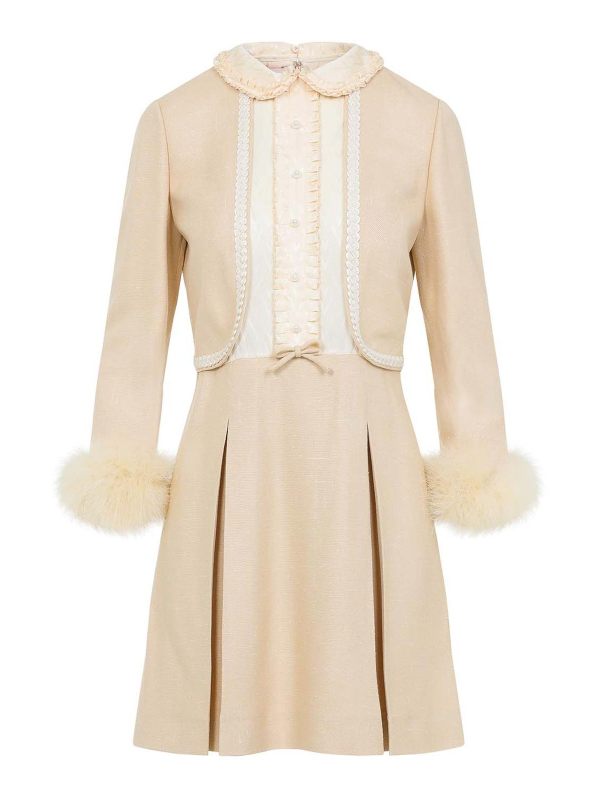 Valentino Robe Courte - Couleur Chair