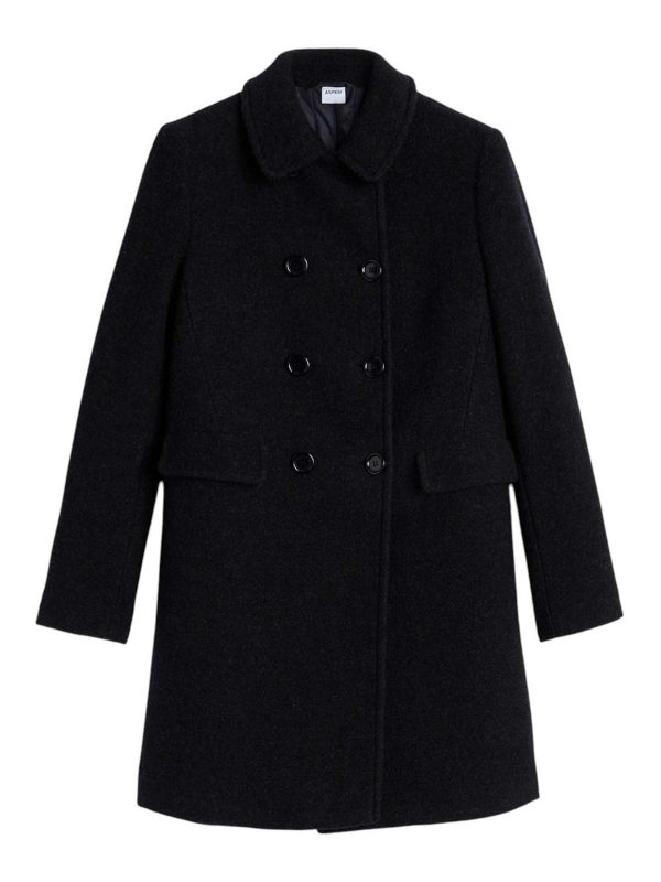 Aspesi Manteau Long - Bleu
