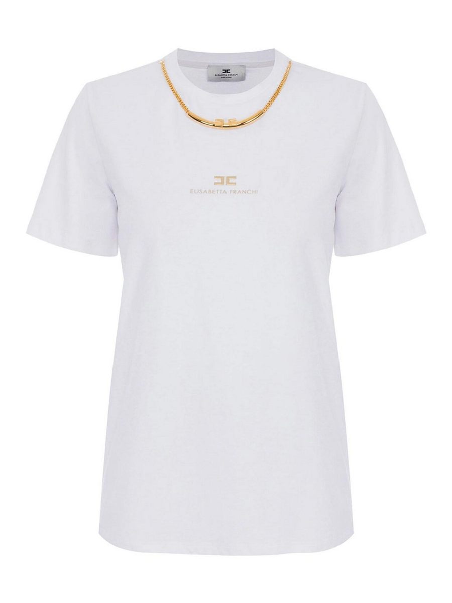 Elisabetta Franchi T-Shirt - Blanc