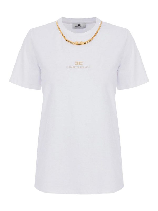Elisabetta Franchi T-Shirt - Blanc