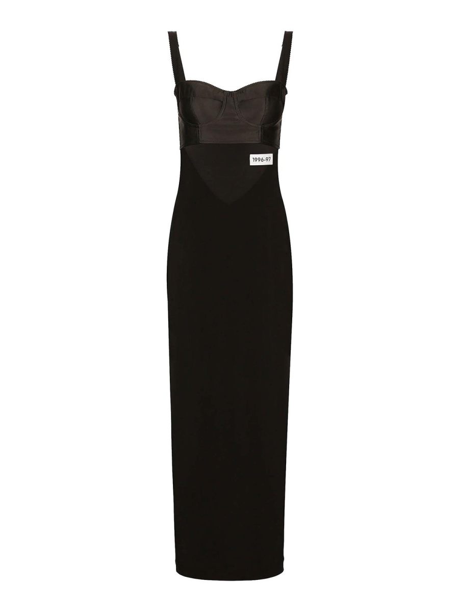 Dolce & Gabbana Maxi Robe - Noir