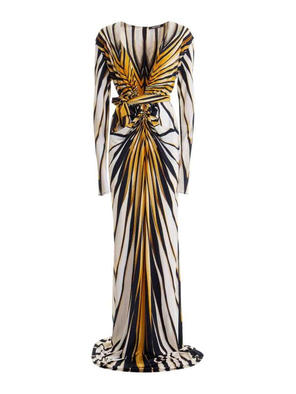 Roberto Cavalli Robe Au Genou - Multicolore