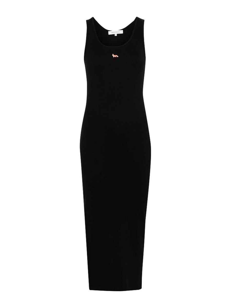 Maison Kitsuné Robe Au Genou - Noir