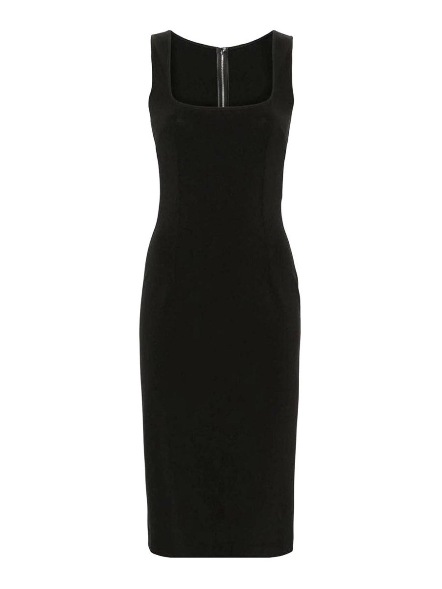 Dolce & Gabbana Robe Au Genou - Noir