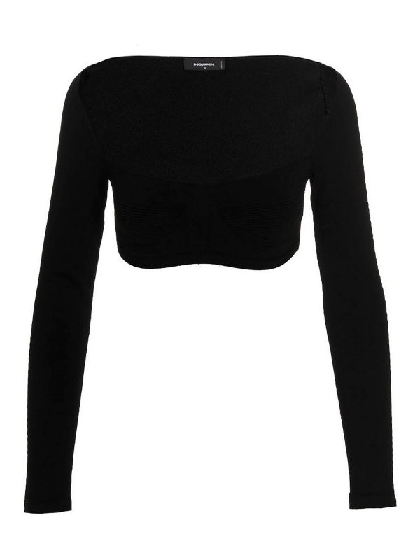 Dsquared2 Pull Col Bateau - Noir