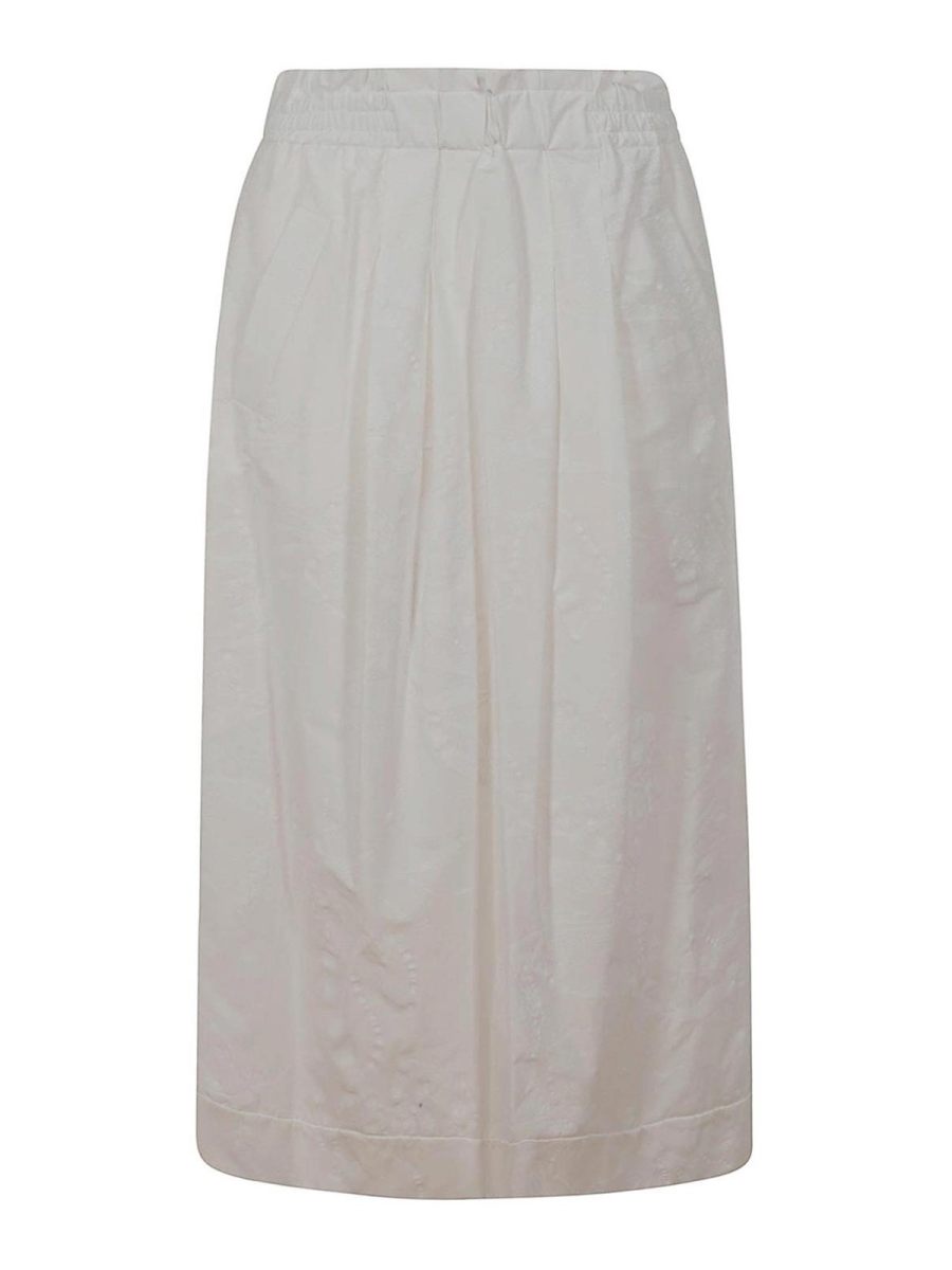 Pt Torino Jupe Midi - Blanc