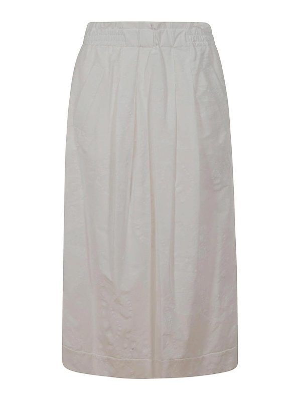 Pt Torino Jupe Midi - Blanc