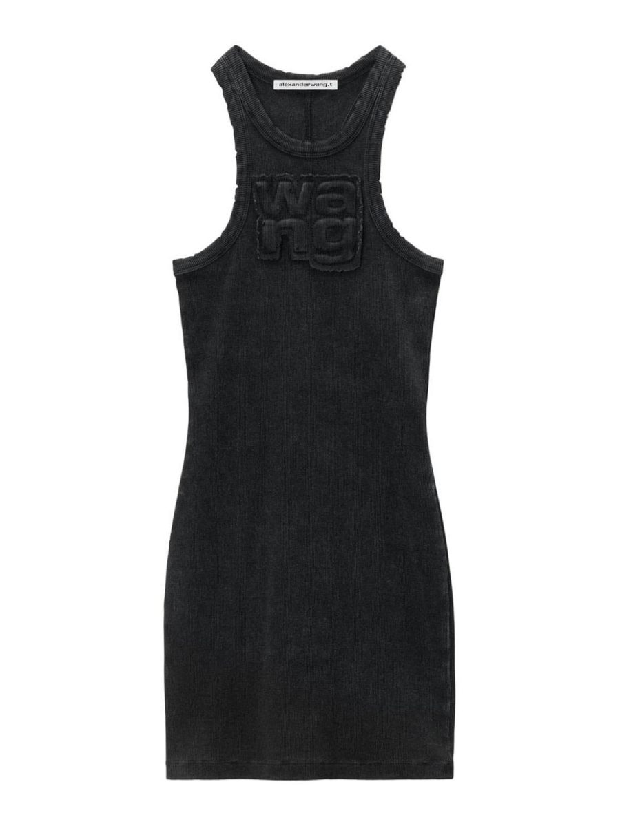 Alexander Wang Robe Courte - Gris