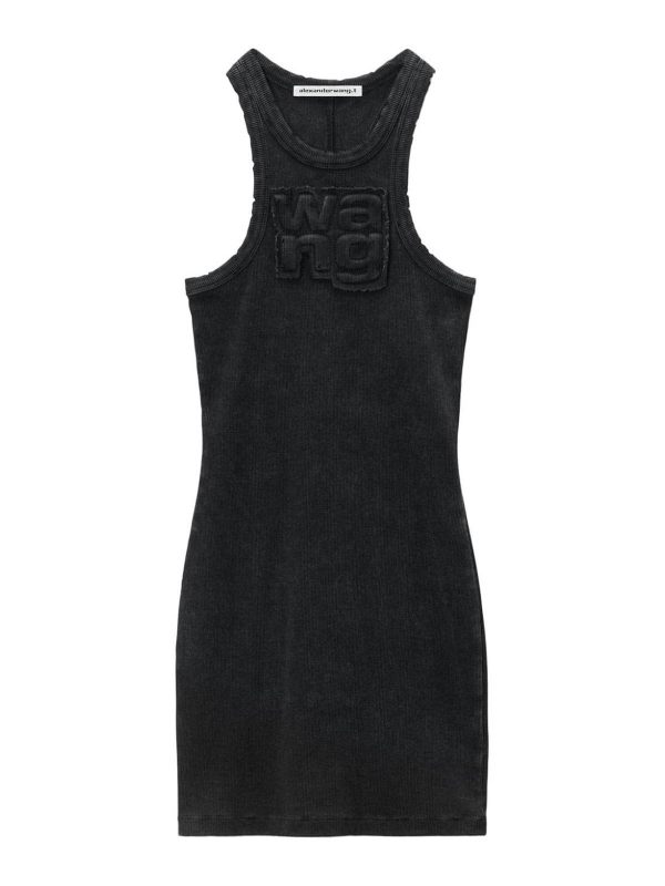 Alexander Wang Robe Courte - Gris