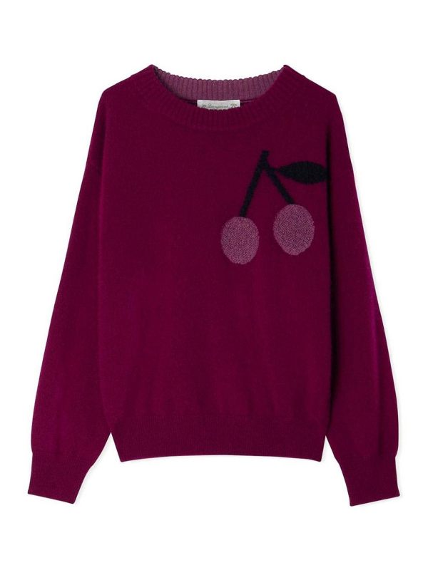 Bonpoint Pull Col Rond - Violet