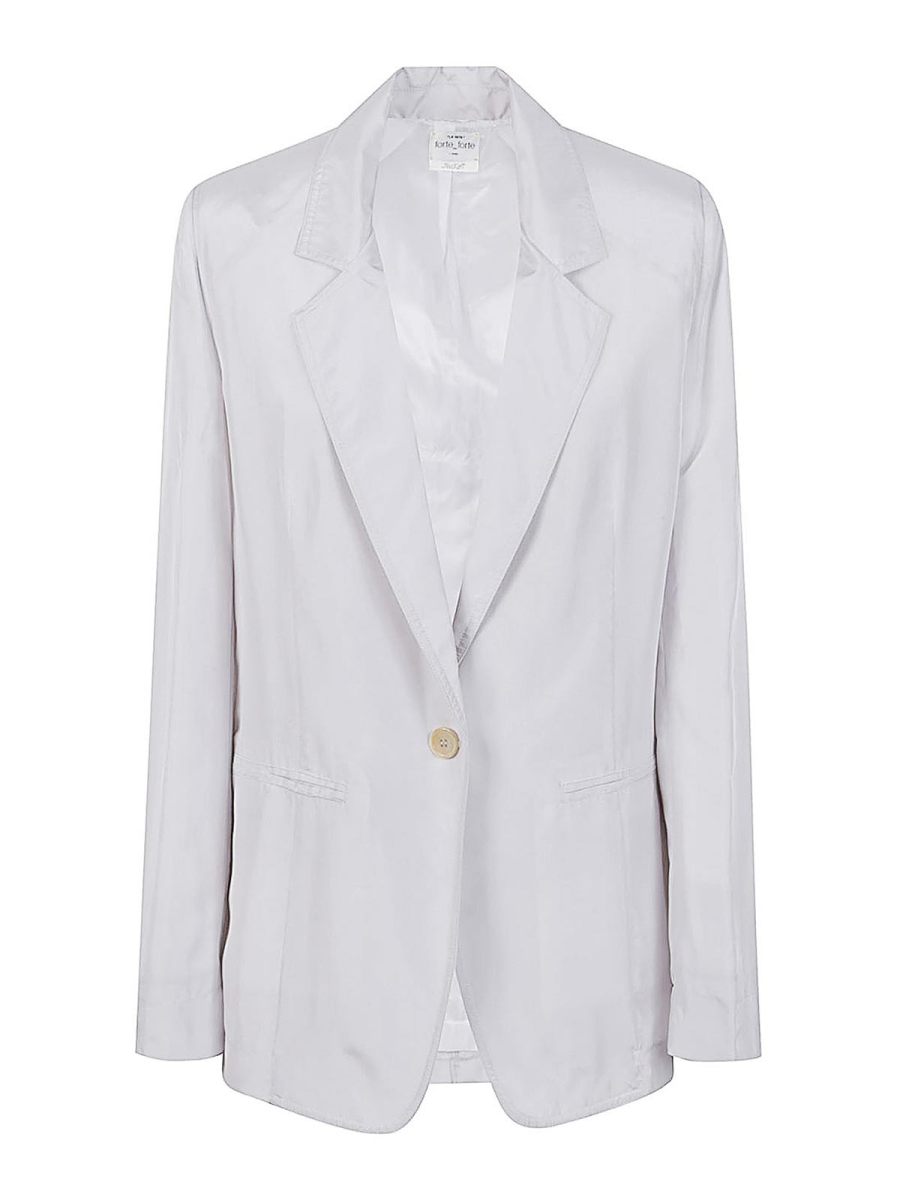 Forte Forte Veste Casual - Gris Clair