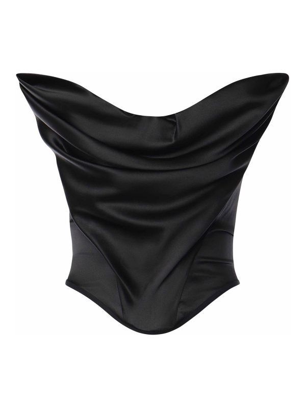 Magda Butrym Pull Col Rond - Noir