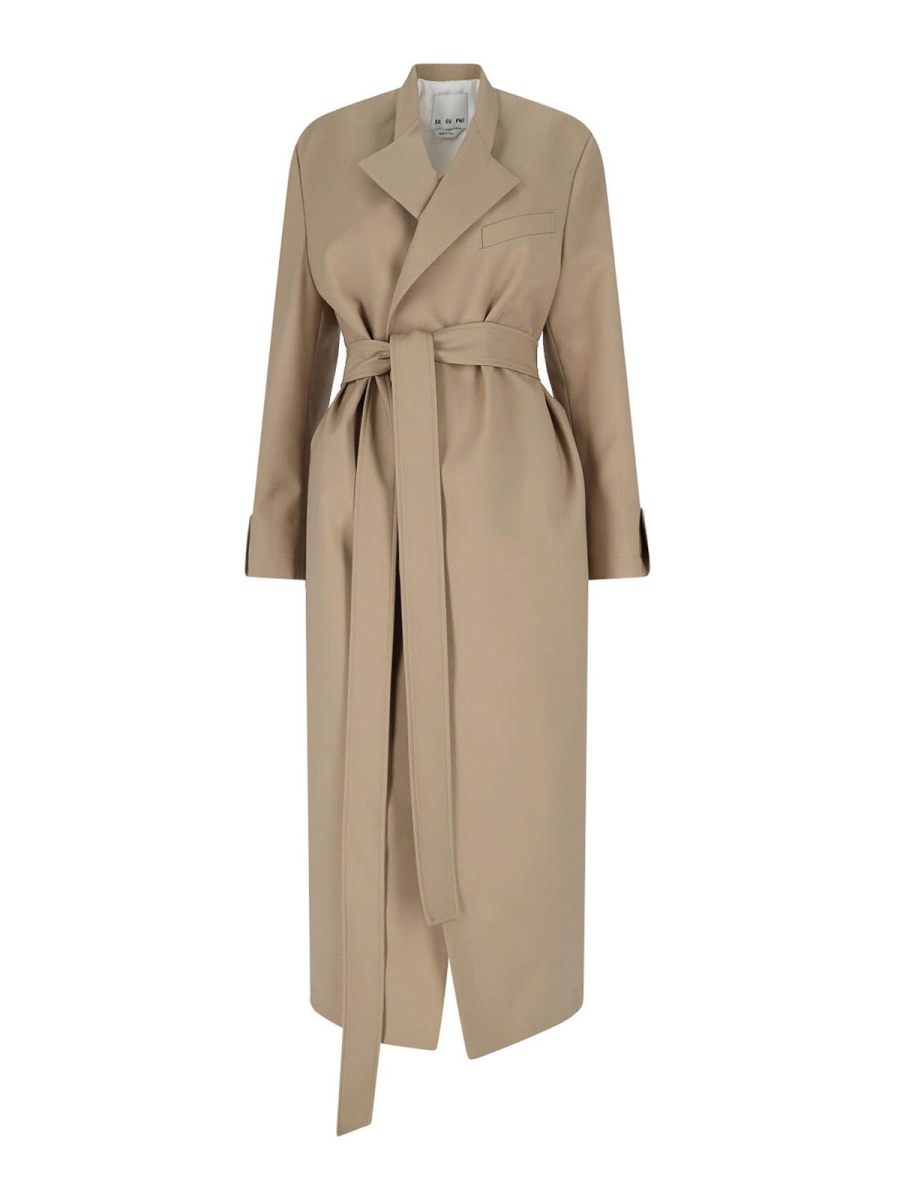 Sa Su Phi Trench-Coat - Beige
