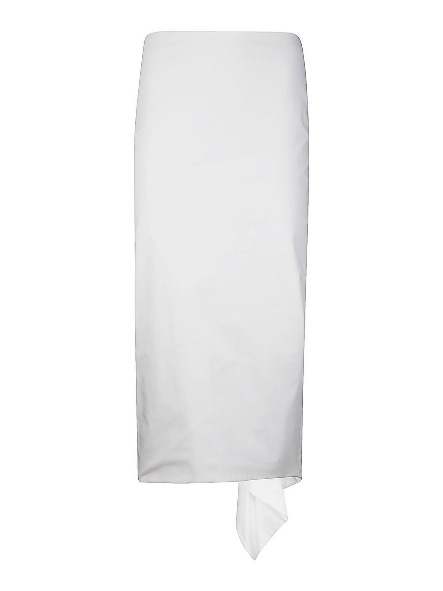 Thelatest Jupe Midi - Blanc