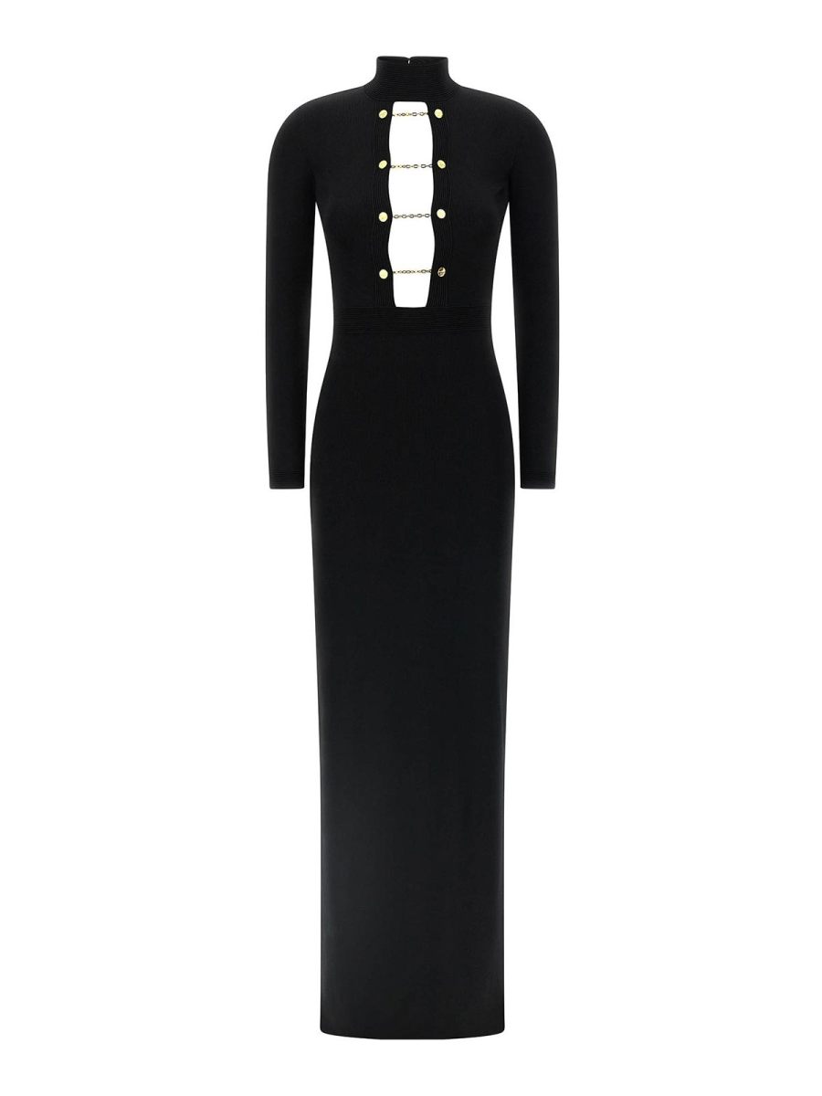 Elisabetta Franchi Robe De Soirée - Noir
