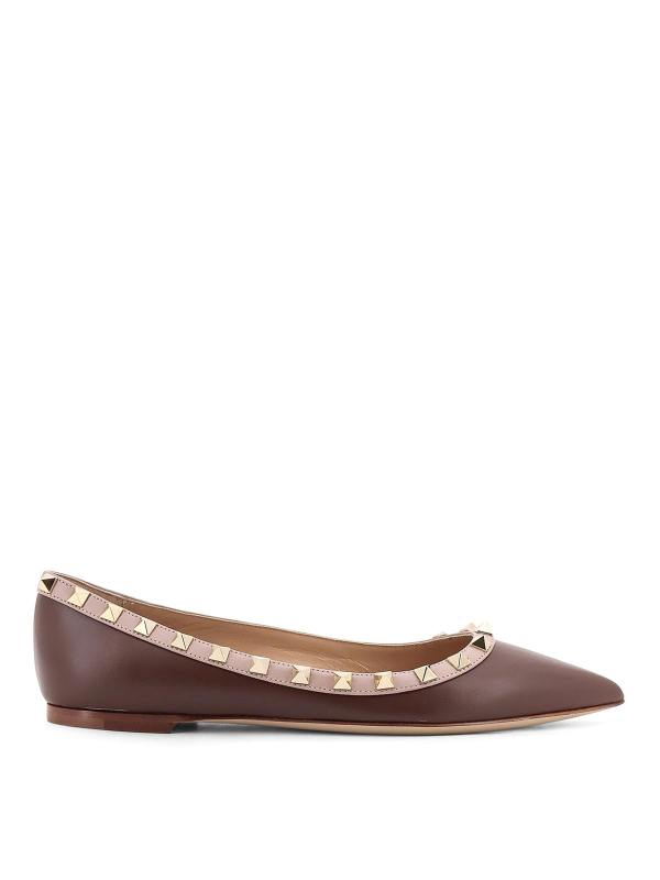 Valentino Garavani Ballerines - Marron Clair