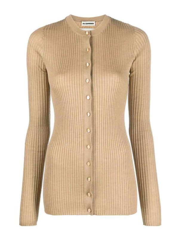 Jil Sander Pull Col Rond - Beige