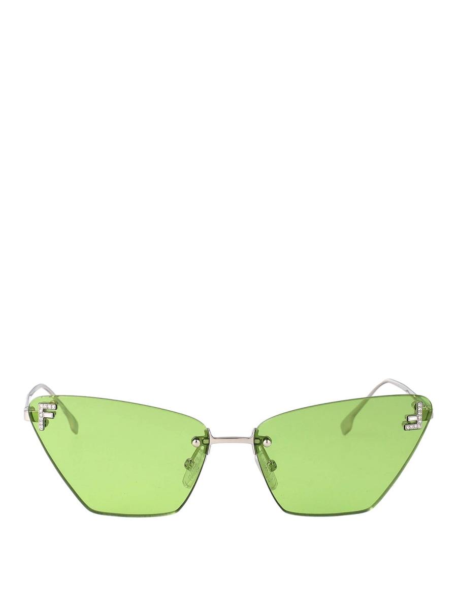 Fendi Lunettes De Soleil - Vert