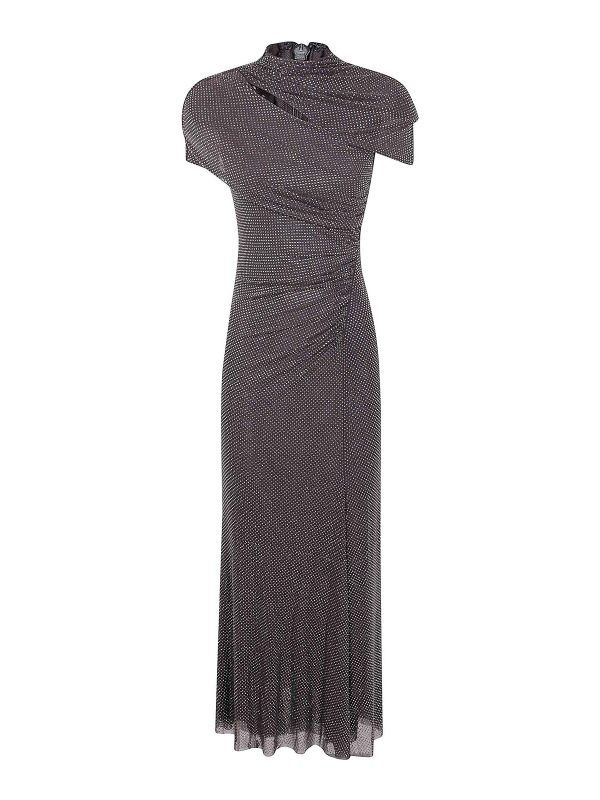Self Portrait Robe Au Genou - Gris