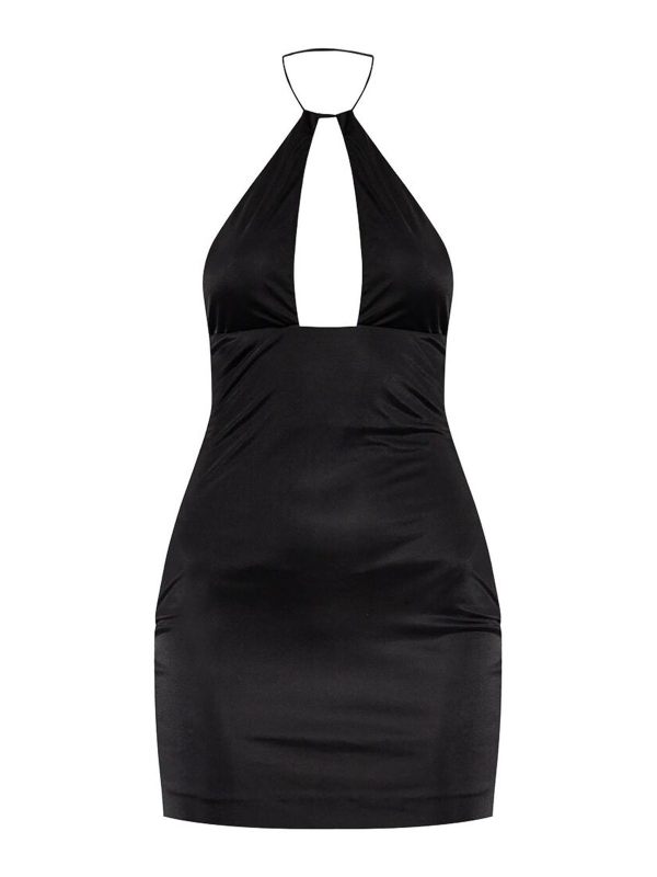 Dsquared2 Robe Au Genou - Noir