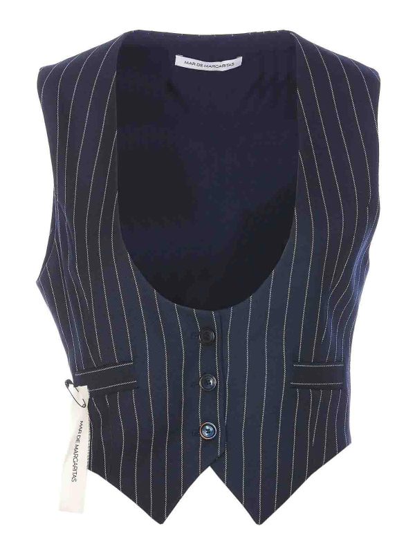 Mar De Margaritas Gilet - Bleu