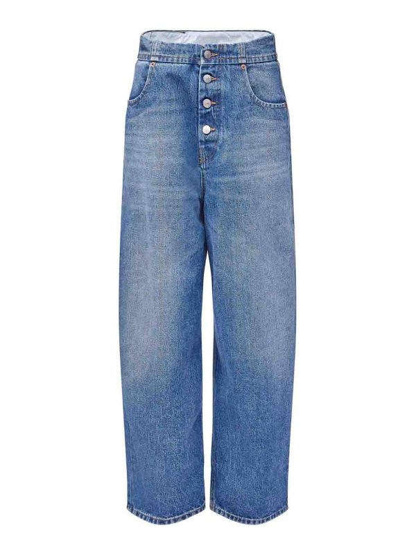 MM6 Maison Margiela Jean Bootcut - Bleu
