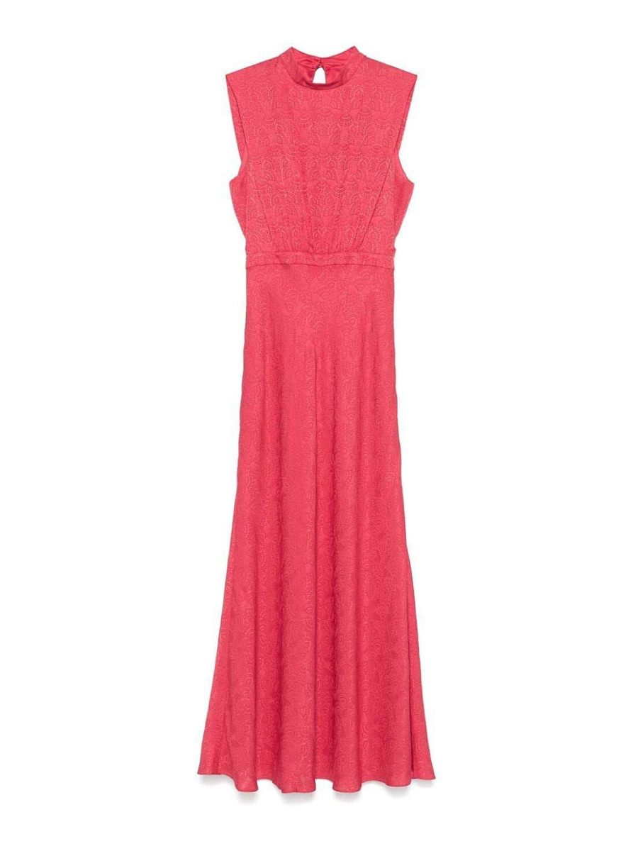 Saloni Maxi Robe - Fuchsia
