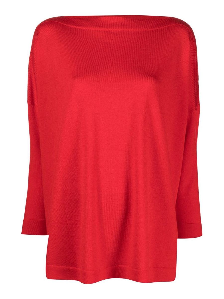 Daniela Gregis Pull Col Rond - Roug