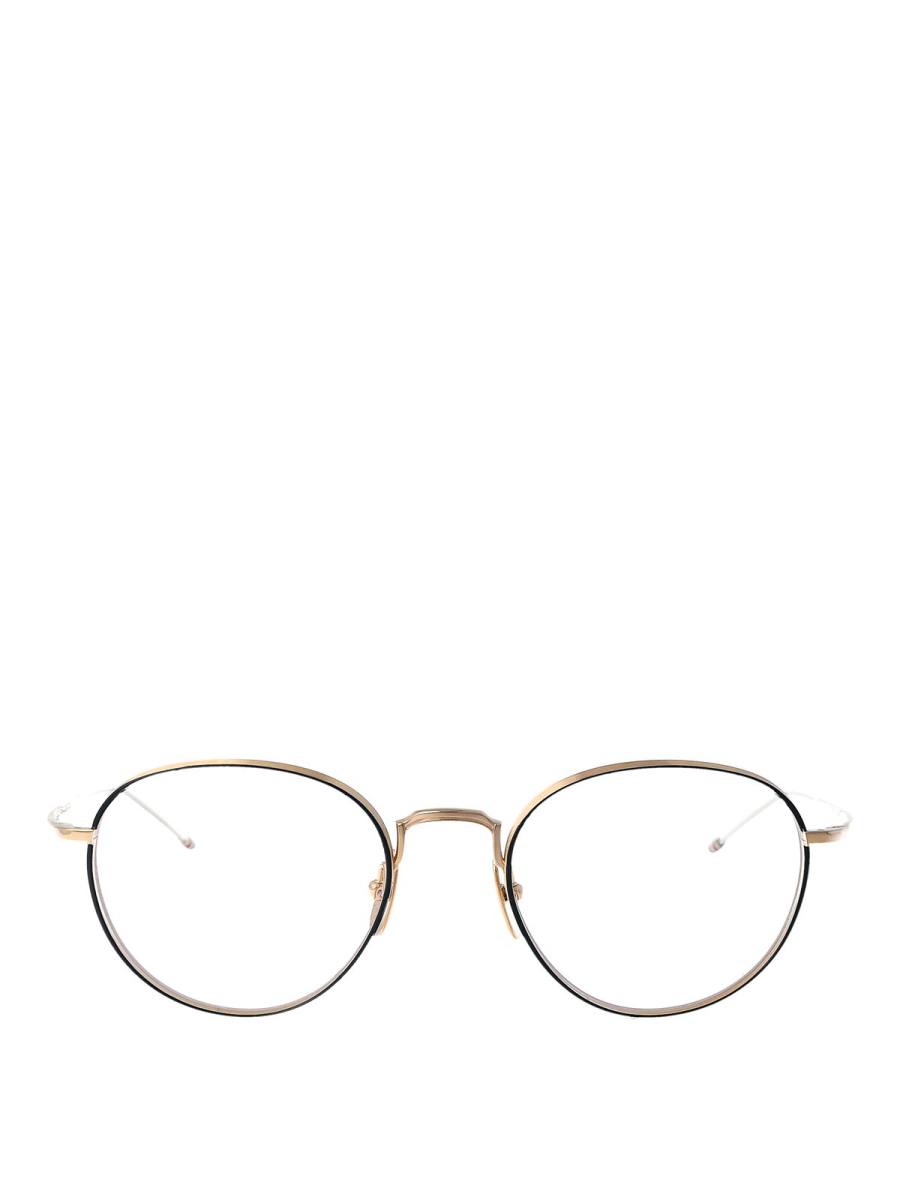 Thom Browne Lunettes De Soleil - Or