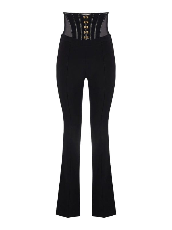 Elisabetta Franchi Pantalons Décontractés - Noir