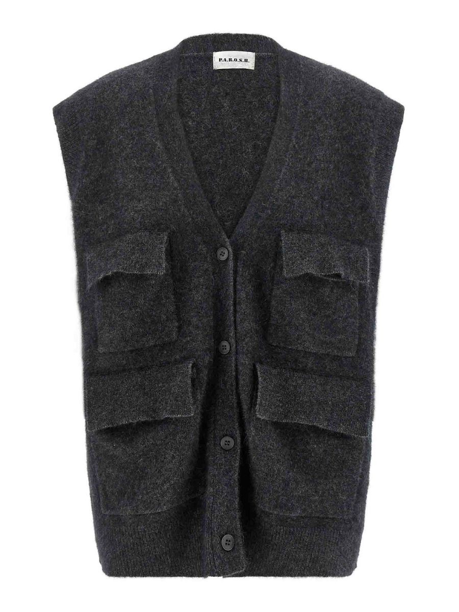 P. A.R. O.S. H. Gilet - Gris