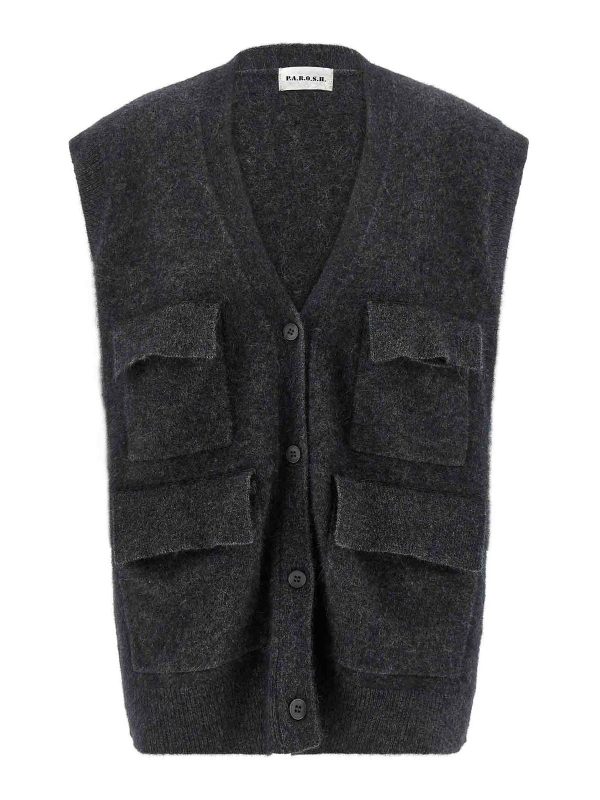 P. A.R. O.S. H. Gilet - Gris