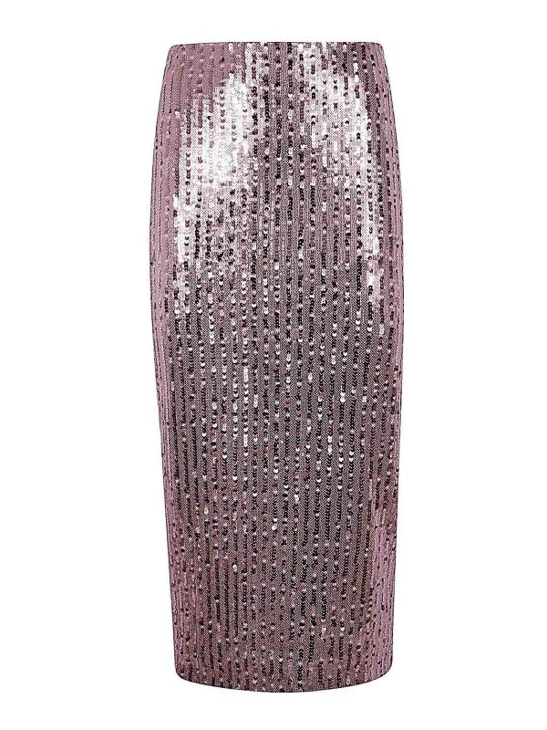 Rotate Birger Christensen Jupe Midi - Rose