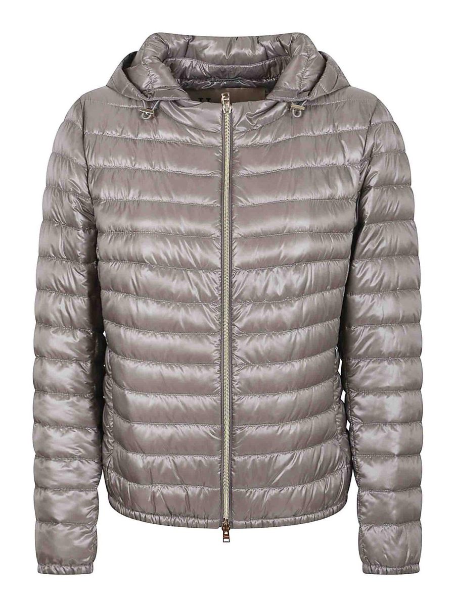 Herno Blouson Rembourré - Gris Clair