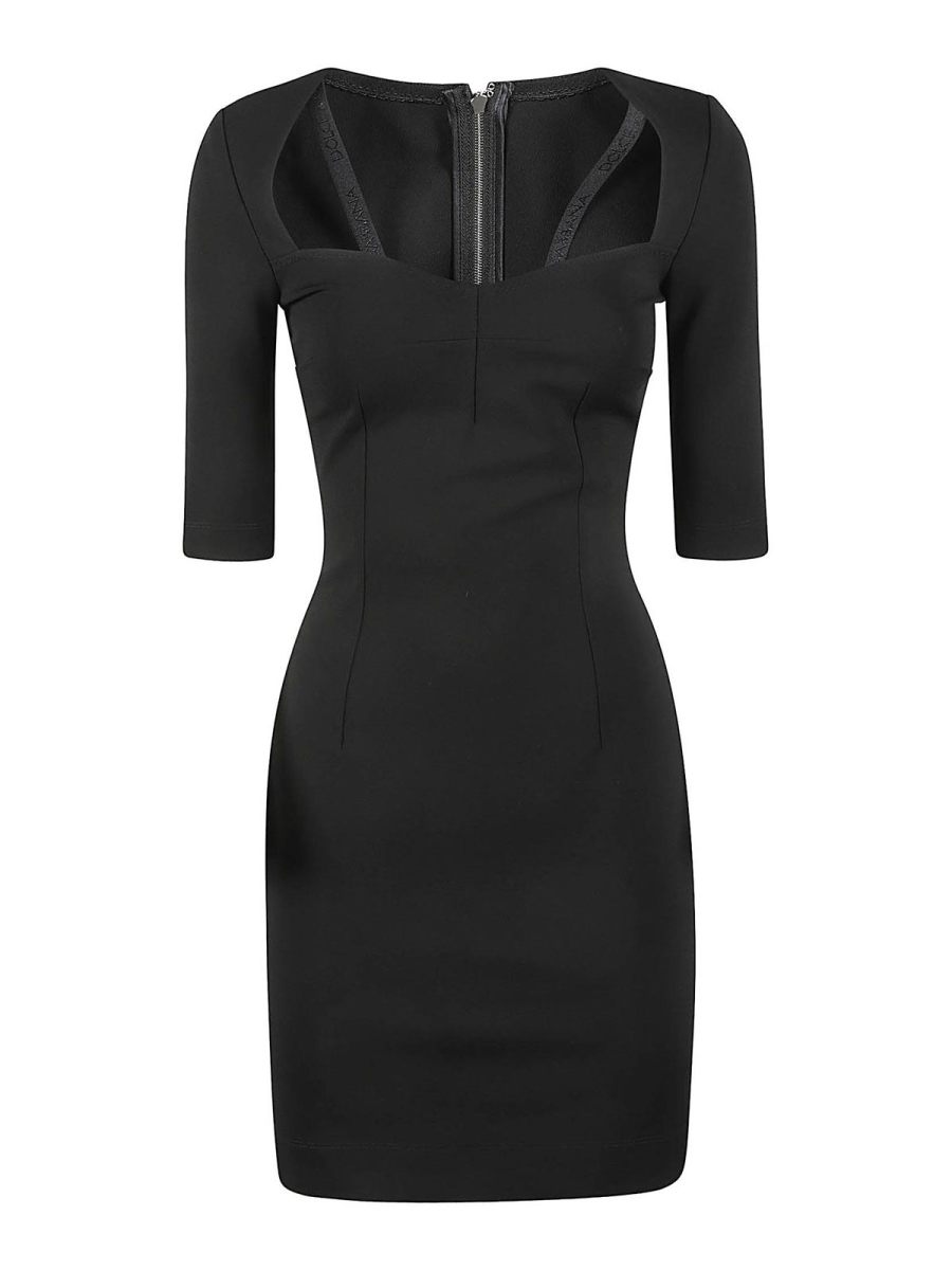 Dolce & Gabbana Maxi Robe - Noir