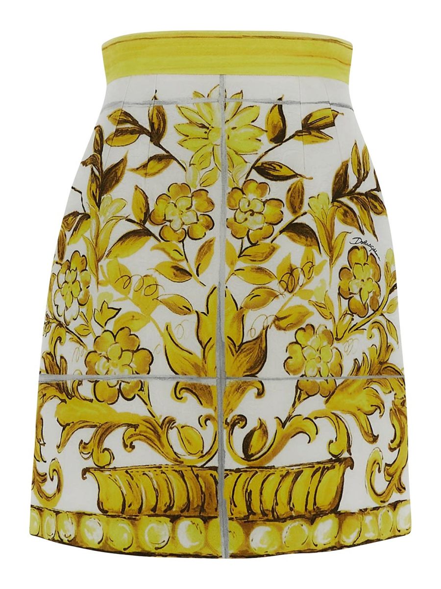 Dolce & Gabbana Jupe Midi - Rose Clair