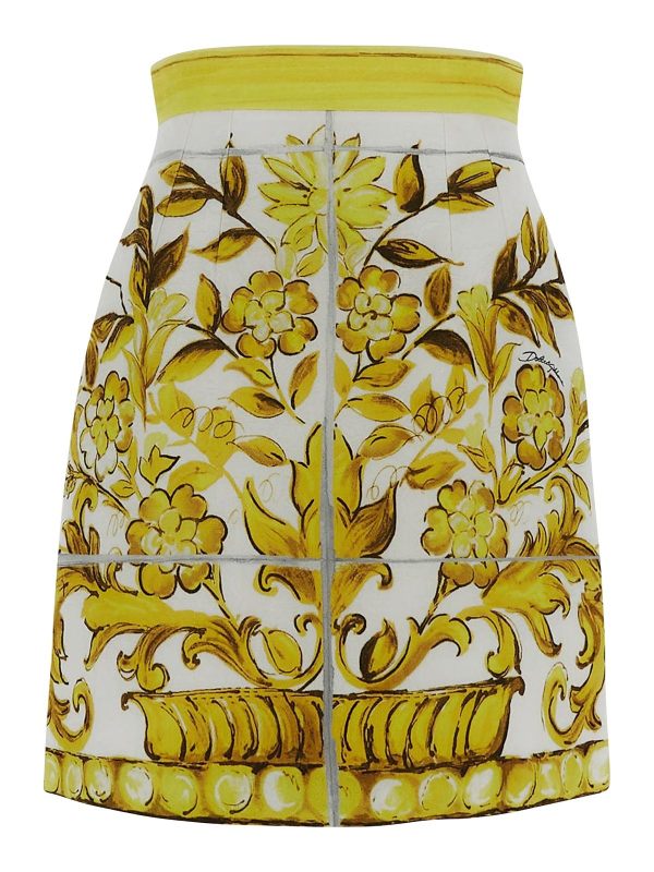 Dolce & Gabbana Jupe Midi - Rose Clair