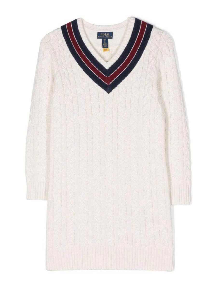 Polo Ralph Lauren Robe Courte - Blanc
