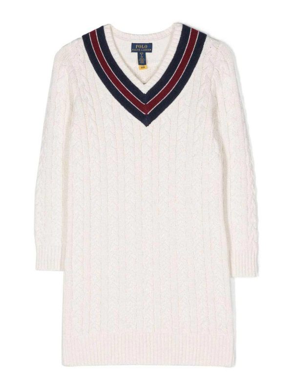Polo Ralph Lauren Robe Courte - Blanc