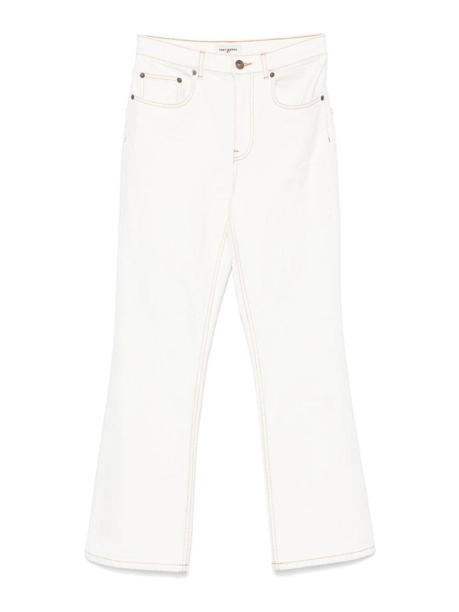 Tory Burch Jean Bootcut - Blanc