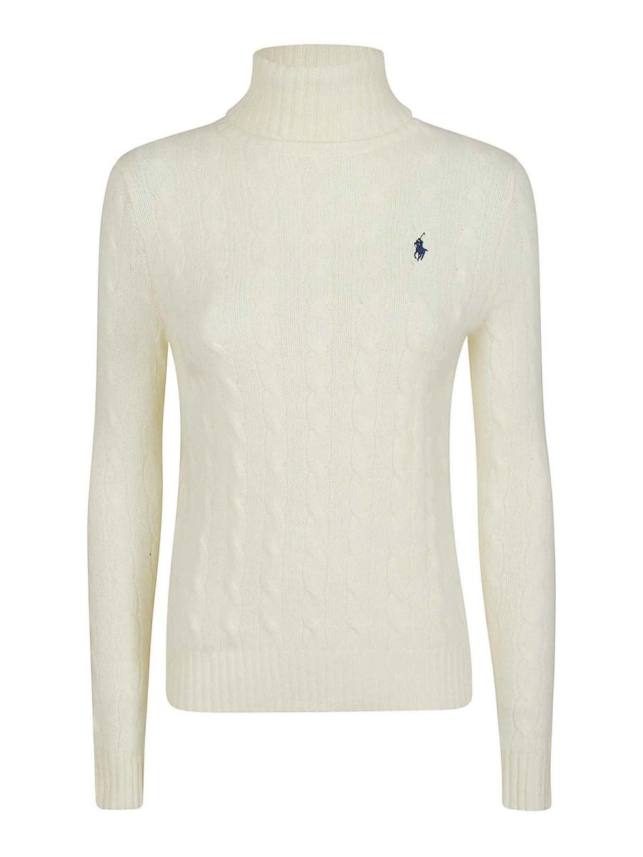 Polo Ralph Lauren Pull Col Bateau - Crème