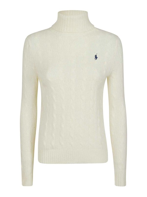 Polo Ralph Lauren Pull Col Bateau - Crème