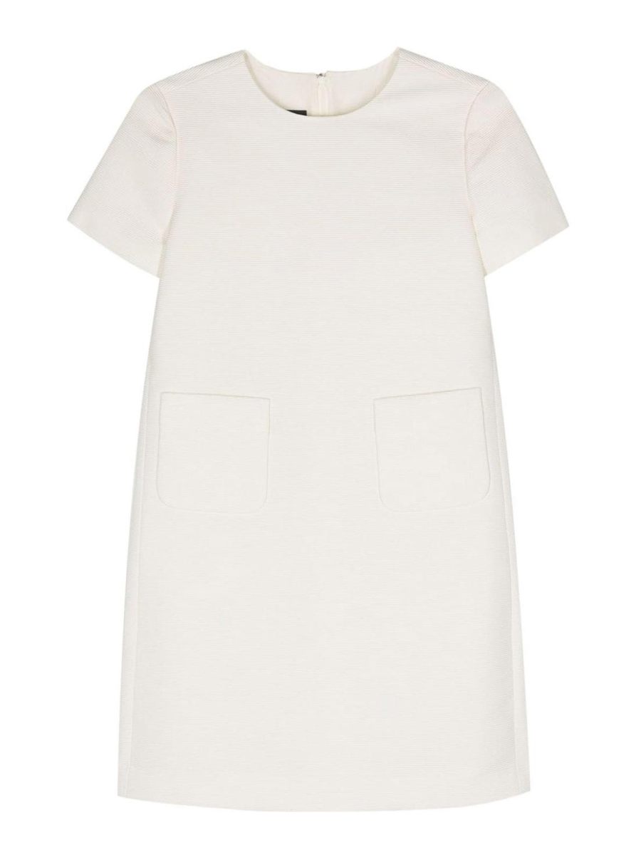Emporio Armani Robe Courte - Blanc