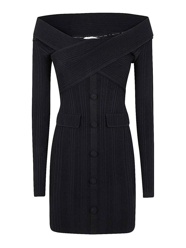 Self Portrait Robe Courte - Noir