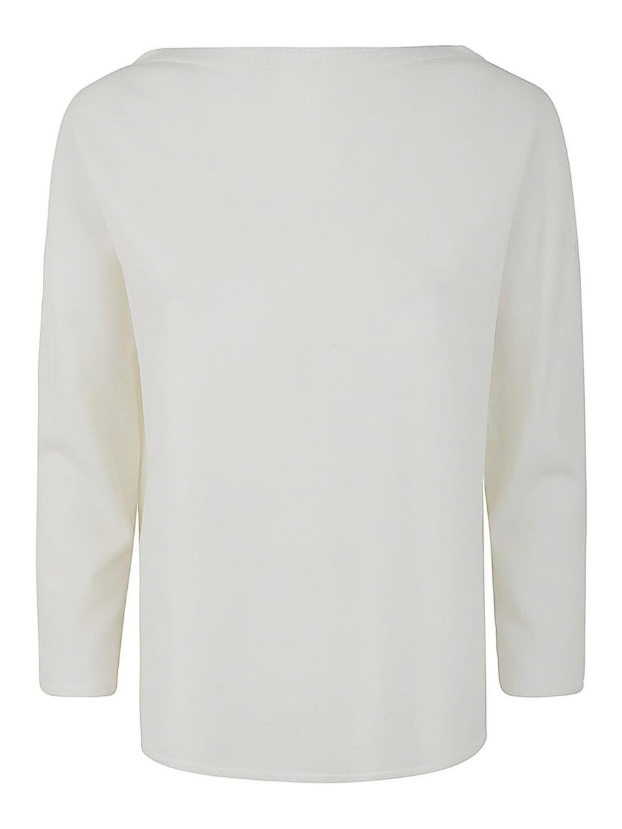 Liviana Conti Pull Col Rond - Blanc
