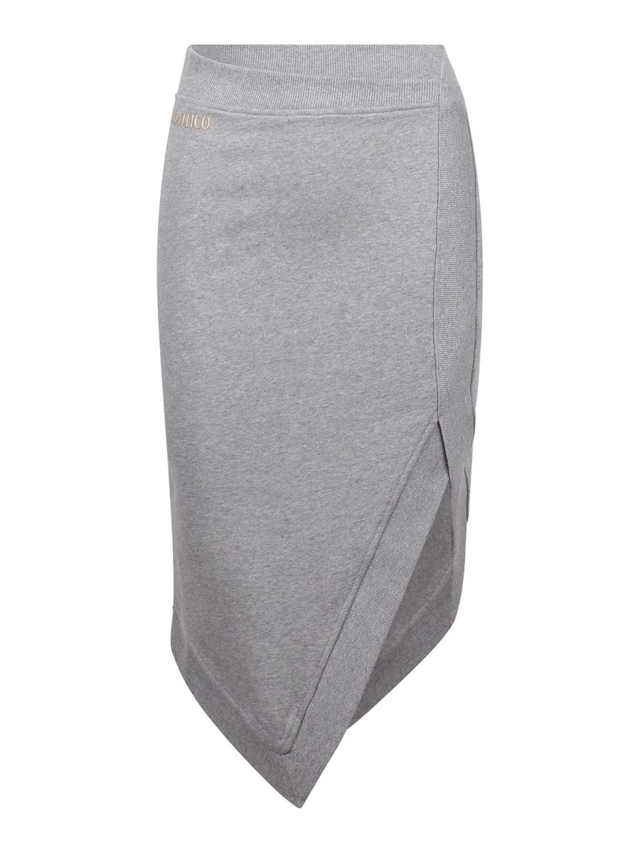 The Attico Jupe Midi - Gris