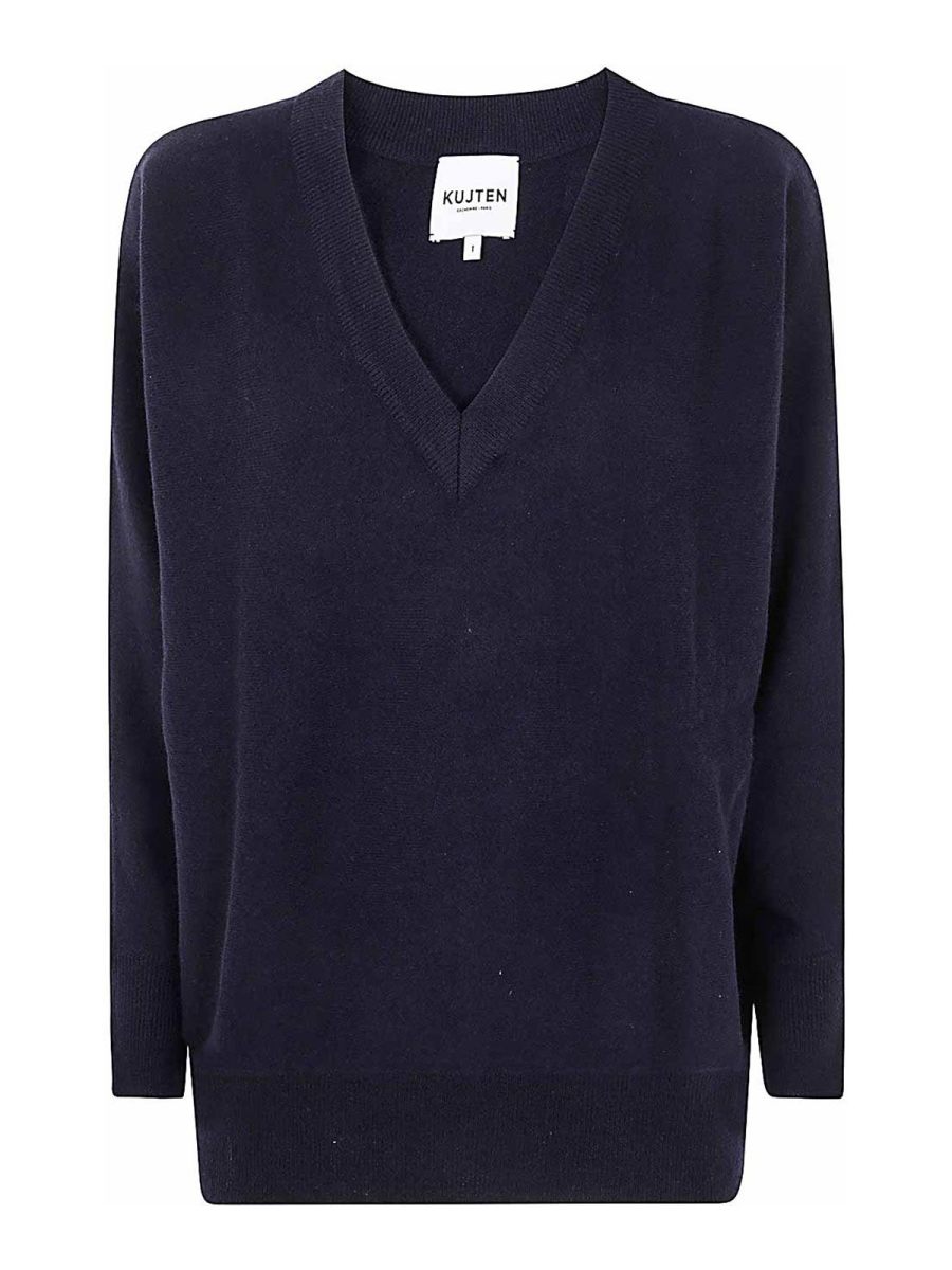 Kujten Pull Col Bateau - Bleu