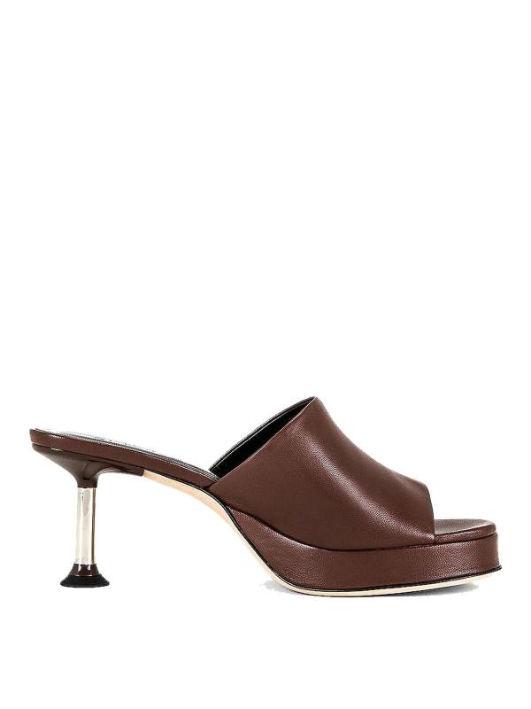 By Far Mules - Marron